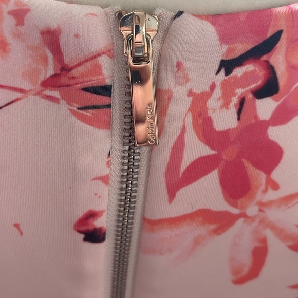 Calvin Klein Floral Pink Midi Dress - Picture 5 of 11